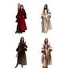 2025 Autumn/Winter Korean Woolen Coat with Fur Sleeves - High-End Petite Long Coat