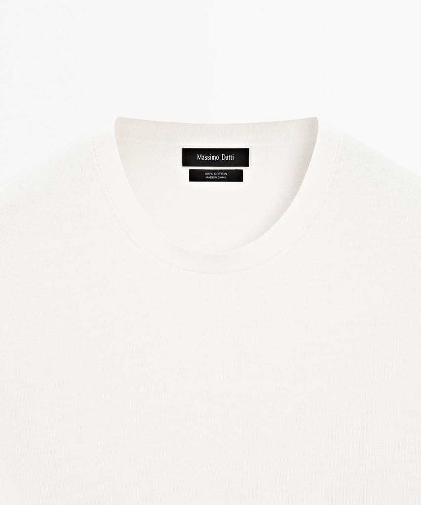 Masimodutti Cotton Knit T-Shirt
