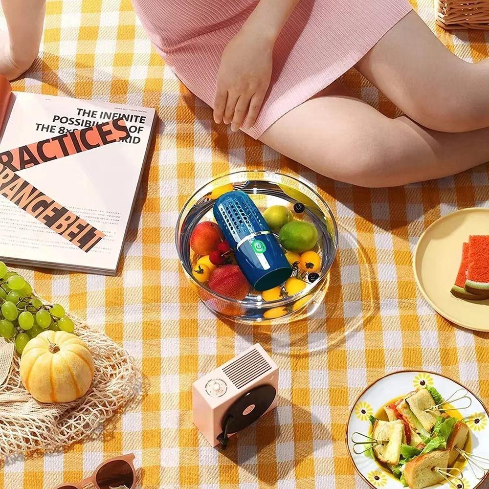 Wireless Food Cleaner Mini Vegetable Cleaning Machine  Outdoor Picnic