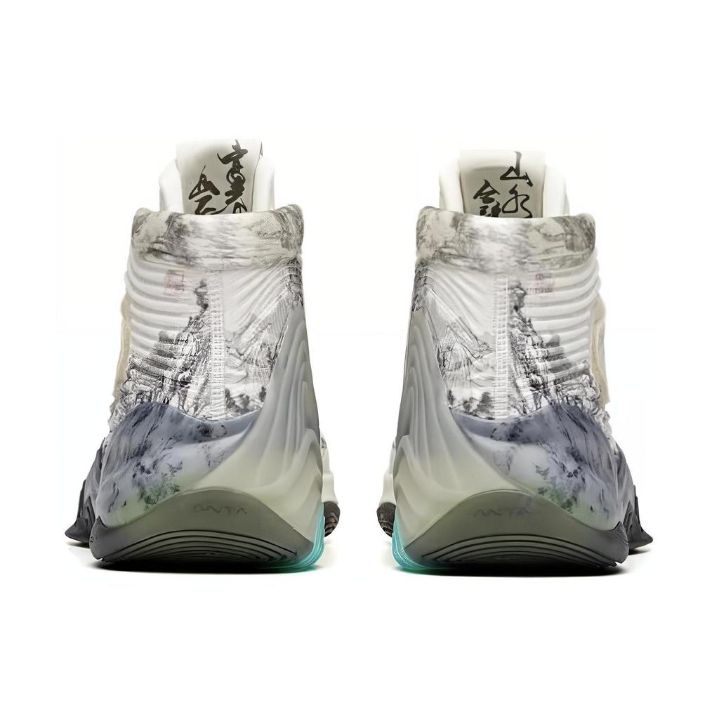 ANTA KT6 Basketball Shoes Men's High top White/Black 112041101-14