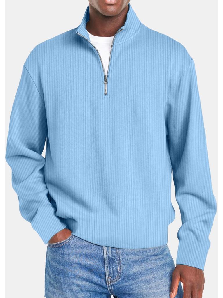 Men's Autumn Slim-Fit Long-Sleeve Zipper Sportswear Top