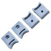 Set Of 4 Rubber Door Stops And Bumpers For Shower Room Pulley With Screws For Top Bottom Buffer Block Installation