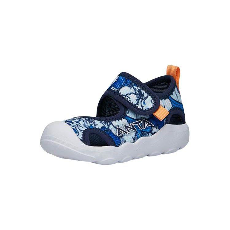 Anta Kids Octopus Trendy Comfortable Non-Slip Shock Absorbing Low-Top Walking Shoes Baby Shoes Blue 312220008-2