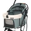 Pet Stroller Pad, cleanable, NonSlip, For Dogs and felines, Travel, Protective Mat Gray Small