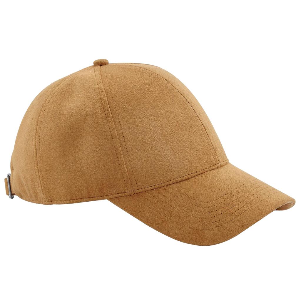 Unisex Adult Faux Suede 6 Panel Cap