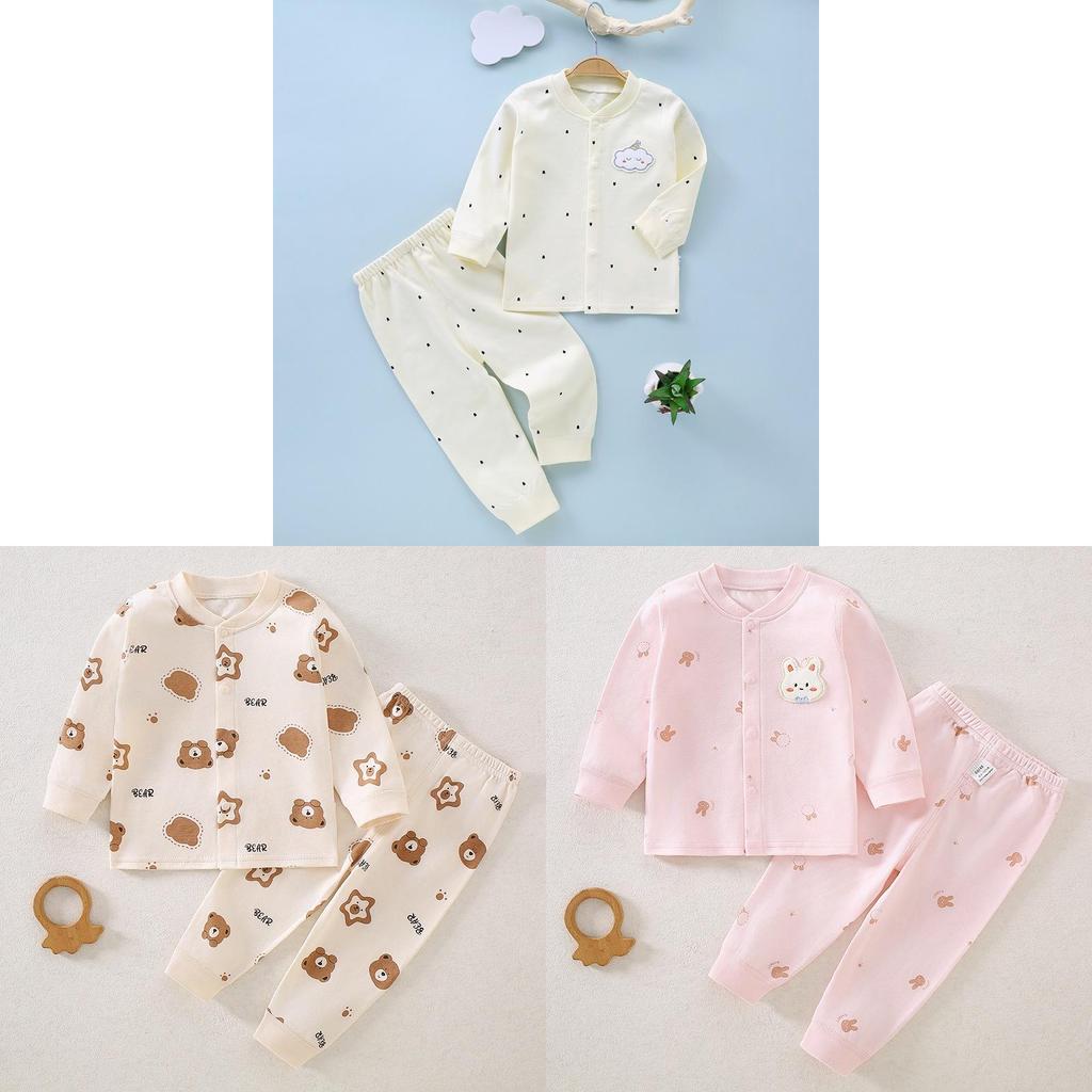 Kids Cotton Pajama Set With Antibacterial Technology For Boys And Girls Safety
