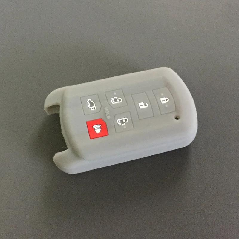 Silicagel Auto Schlüsselanhänger Hülle für toyota sienna Fernbedienung Schlüssel