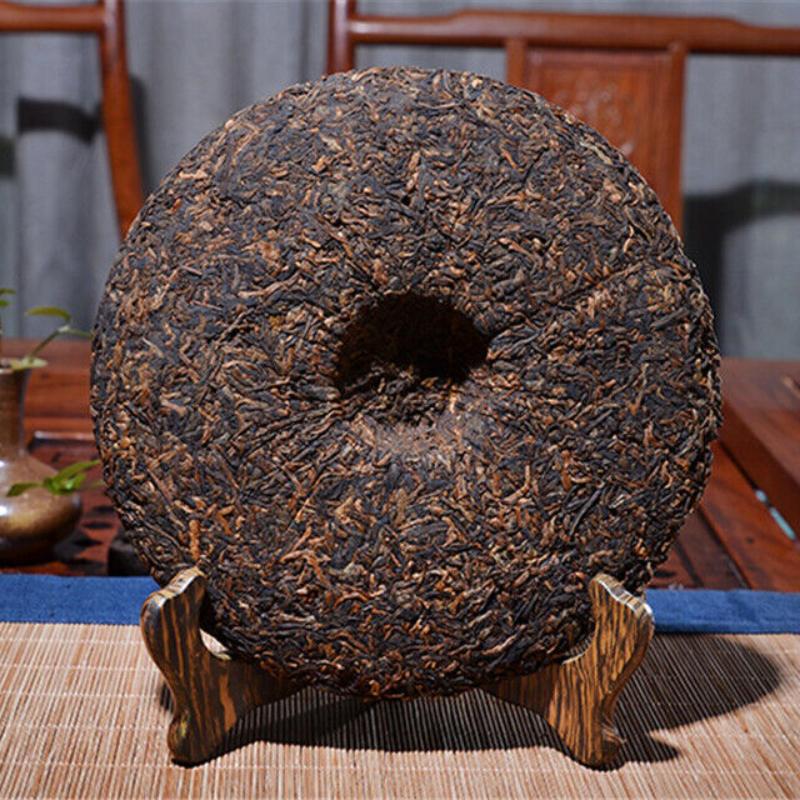 Qiao Mu Jin Zhen * Yunnan Puerh Golden Bud Pu-erh Bolo de Chá Maduro Puer Shu 357g