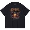 230 g/m² 100% Bavlna T-shirt Heavy Metal Rocková Kapela Tisk Populární Hudby Unisex Těžký Bavlněný T-shirt