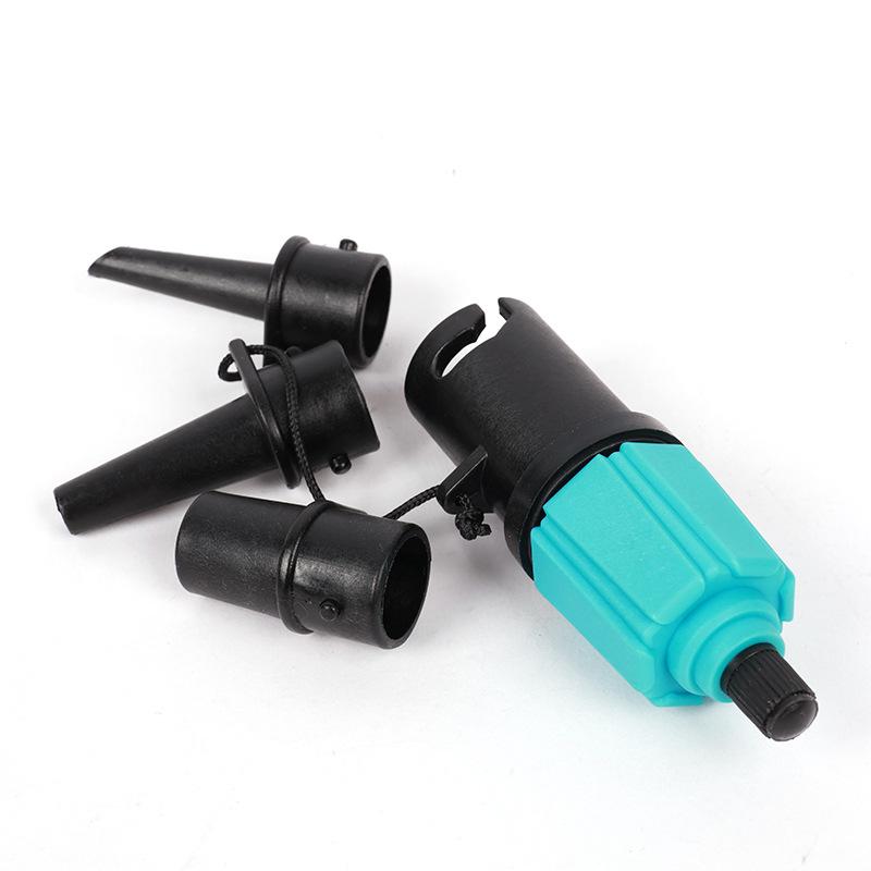 1Set Paddle Inflatable Boat Adapter Sup Pump Nozzles Air Kite Valve Adapter Standard Schrader Paddleboard Nozzle Pump Converter