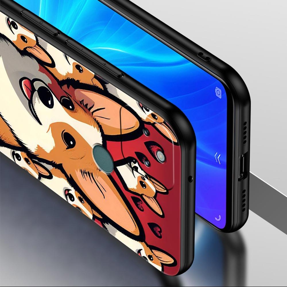 Cute Corgi Dog Phone Case Cover for Google Pixel 10 9 8 7 6 9A 8A 7A 6A Pro Shockproof Soft TPU 10 Pro XL Shell Fundas Capas Bag