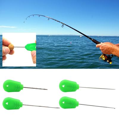 4 In 1 Bait Needles Baiting Tackle Rig Tools Carp Fishing Bait Equipment Set Stainless Steel Fishing Rigging Bait Needle