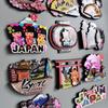 Japanese Refrigerator Sticker Tourist Souvenir Mount Fuji Cherry Blossom Rattan Thunder Door Lantern Fridge Magnets Gifts