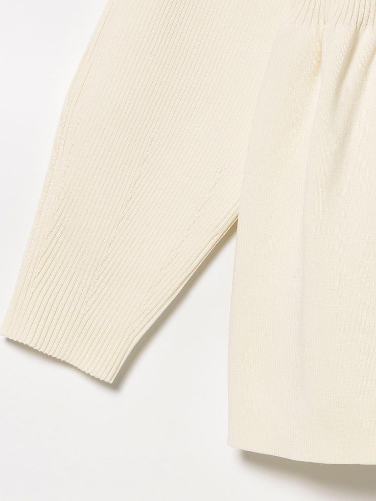 Knit Peplum Form Pullover Knit IVORY ONE SIZE [Beams Heart] L/S Women's