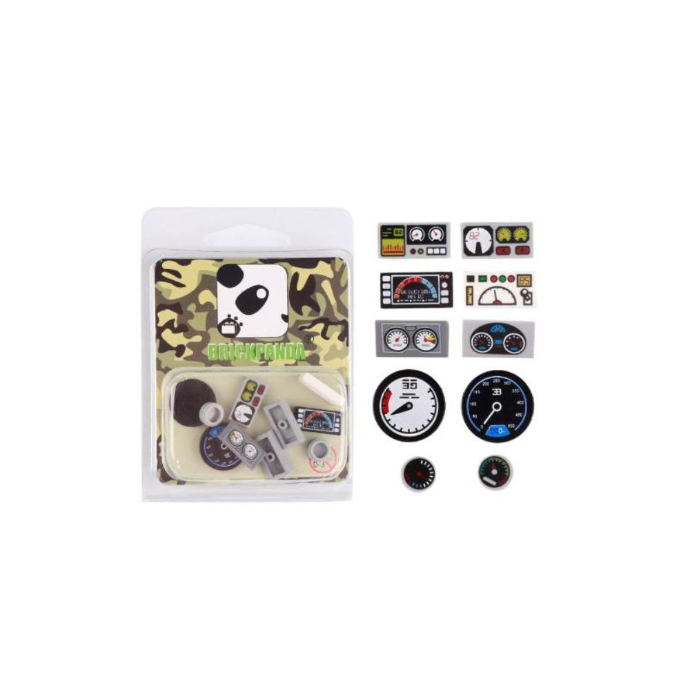 City Building Blocks Accessories Dashboard Audio Computer Control Center Radar Keyboard Mobile Phone Model Mini Brick Toy R054