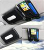 Gladgogo Tissue Case for Car Sun Visor Sun Visor Tissue Car Glasses Car Accessory Parking Ticket Pen Black Pocket, Storage, Holder, Holder, Case,