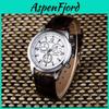 Hot Selling Men's Watch With Three-eye Blue Glass Belt Quartz Watch Casual Style Gift Watch