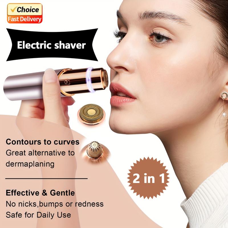 2026 New Electric Facial Hair Remover for Women Painless Eyebrow Trimmer Upper Lip Chin Bikini Portable Hair Removal Device