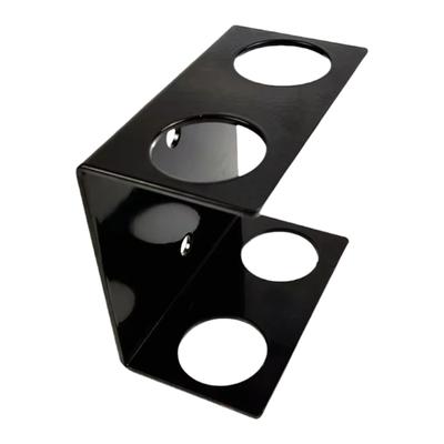 Wall Mounted Barbell Storage Rack Double Vertical Barbell Holder Gym Organizer Hangers Gym Dumbbells Rod Holder