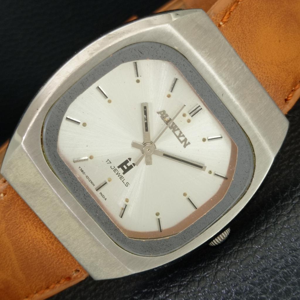 

ALLWYN 6300A HAND-WINDING VINTAGE INDIA MENS ORIGINAL DIAL WATCH a706097-1