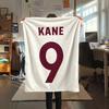 Kane9 Printed Flannel Blanket, soft throw for bedroom sofa, washable,soccer fan merchandise, great gift.