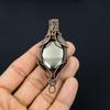 Golden Apache Pyrite Pendant, 999 Copper Wire Wrapped Jewelry, Gemstone Pendant, Gift For Her Handmade Dainty Jewelry
