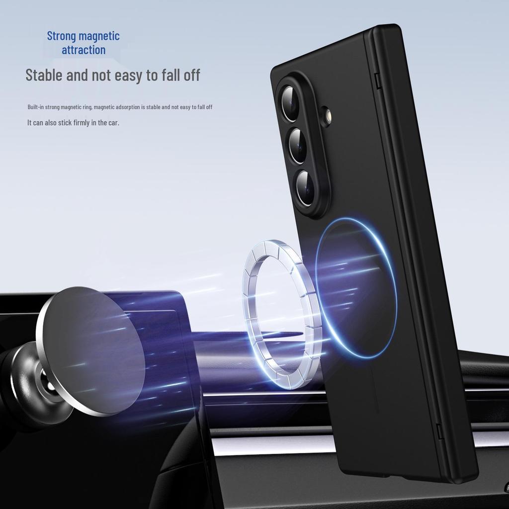Samsung Z Fold7 Magnetic Wireless Charging Case with Hinge Protection