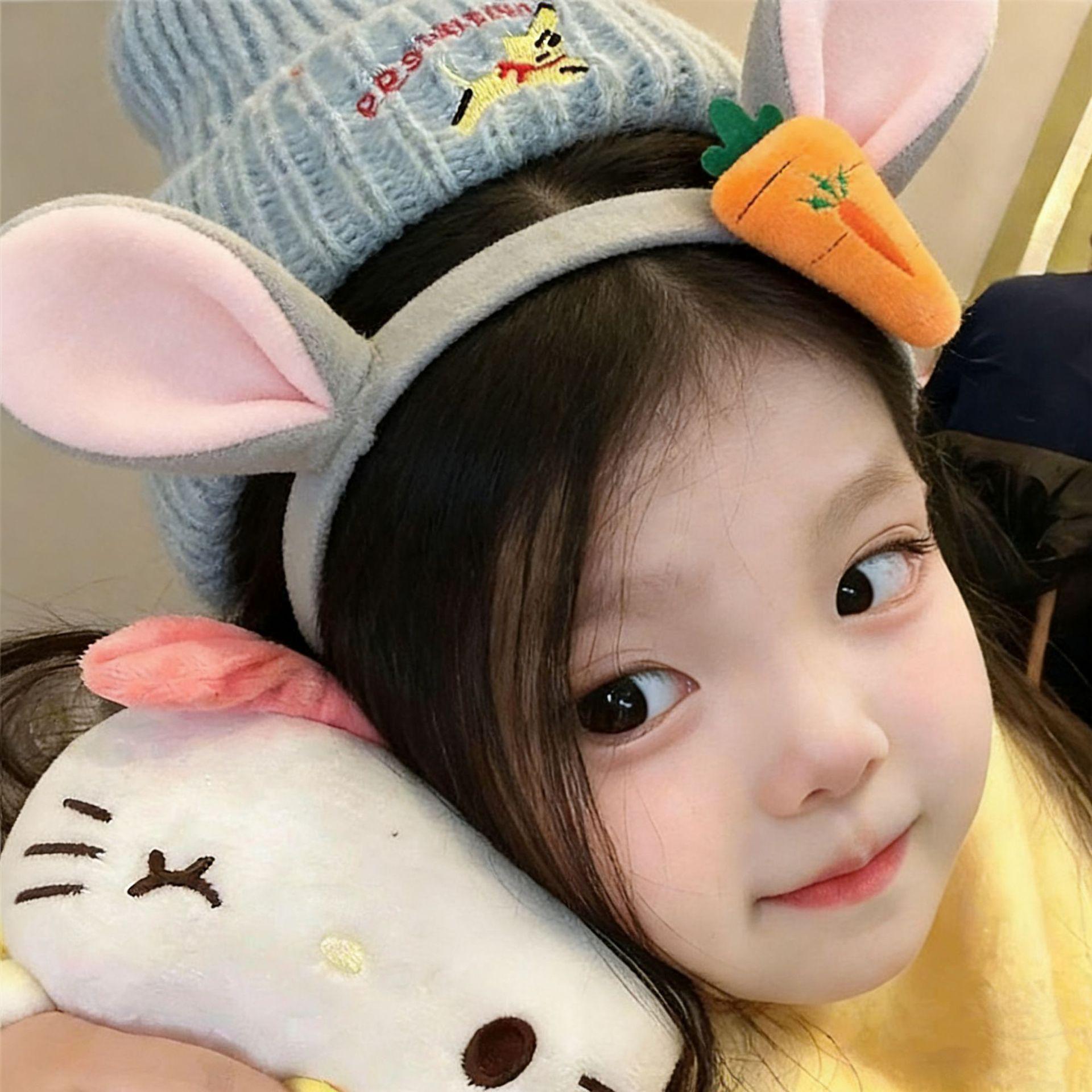 

Children s Cute Judy Rabbit Police Officer Hat with Ears - Lolita Dress Accessory