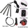 Neon LED Car Interior Ambient Foot Light Kit Accessories RGB Backlight Remote App Music Control Auto Atmosphere Decorative Lamp