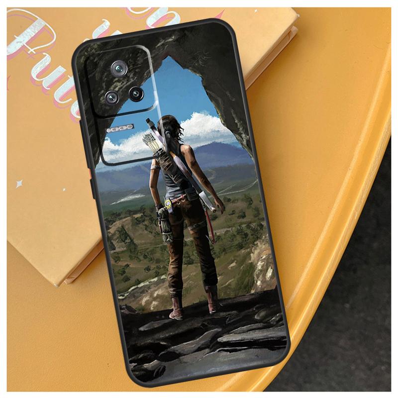 Lara Croft Tomb Raider Case For Xiaomi 14T 13T Pro 11T 12T 13 14 15 Ultra POCO X6 Pro X3 X5 F5 F6 M6 X7 Pro Cover