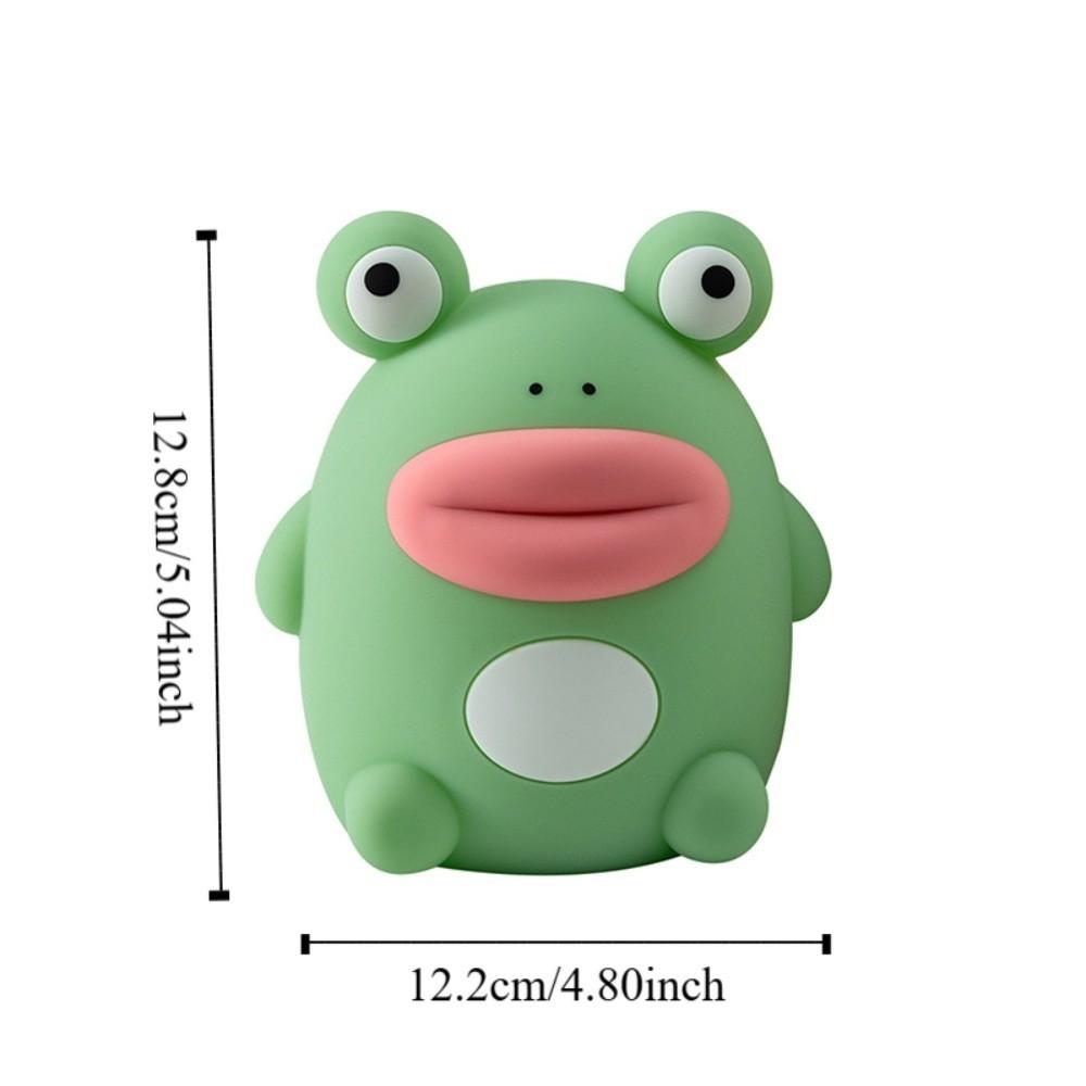 Cute Dimmable Nursery Nightlight Rechargeable Bedside Table Lamp Silicone Frog Night Lamp  Bedrooms