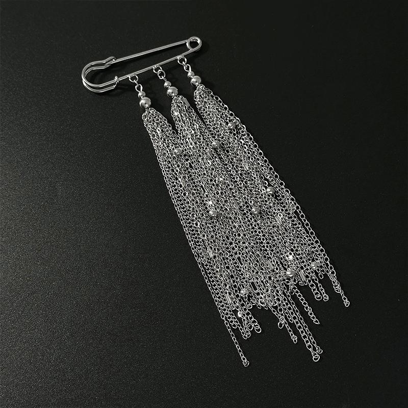 1 pièce Luxe discret Multi-fonctionnel Cadeaux Ensemble Alliage Gland Perlé Broche Gland Léger Boucle Fixe Exquise Élégance