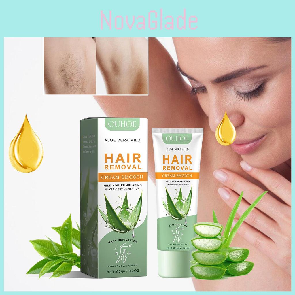 Ouhoe Gentle Fragrant Hair Removal Cream For Smooth Delicate Body And Underarm Care