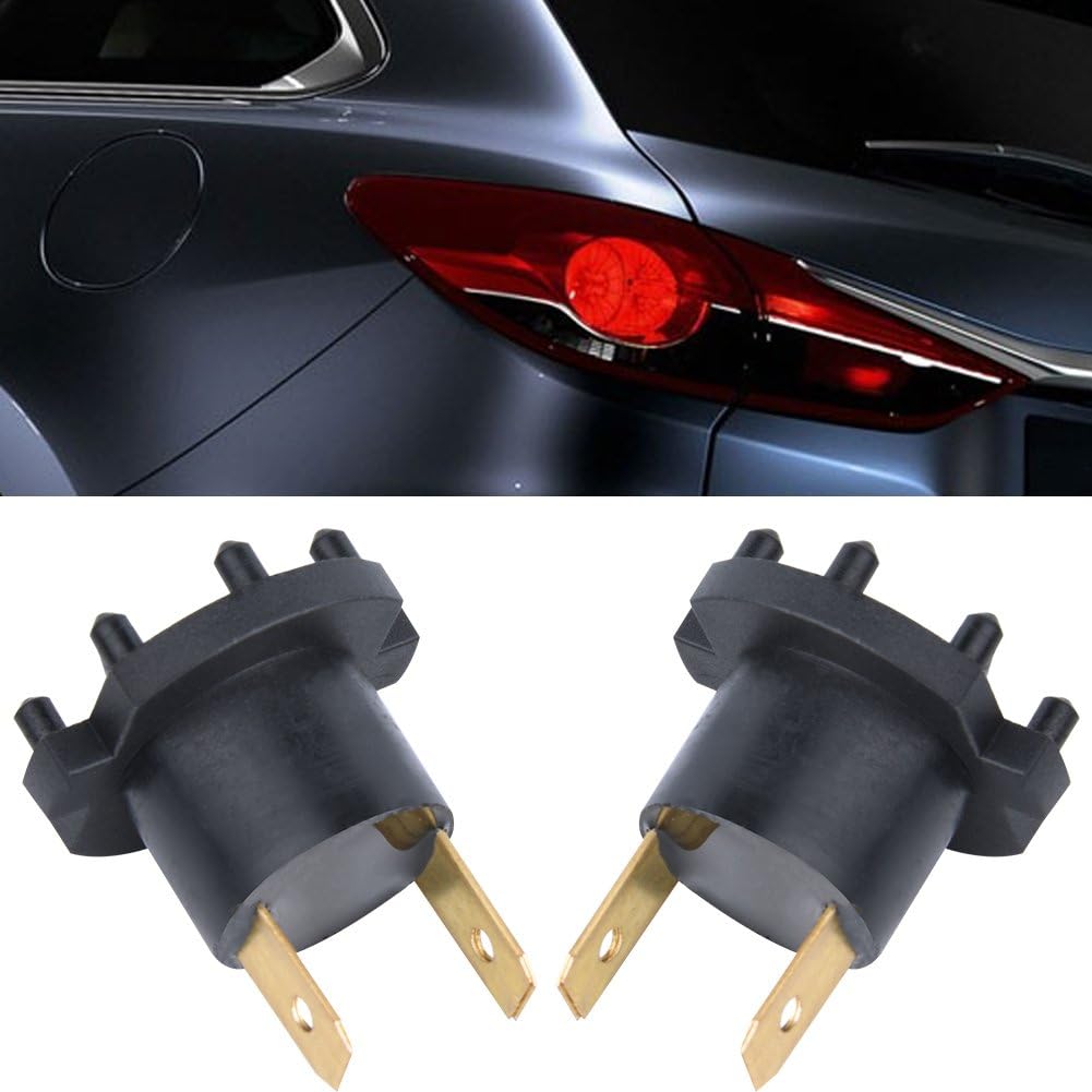 2 pcs Headlight Socket Bulb Holder B28V510A3 for 3/5 /323, ER6-F 2012/2015, SL1000 2001/2005