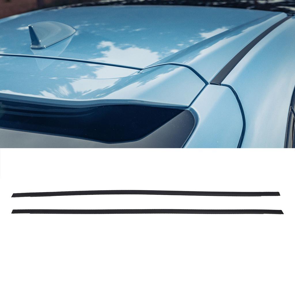 1 Pair Roof Drip Weatherstrip 74306-TBA-A11 Rubber Leakage Proof Dust Resistant Roof Weatherstrip Se