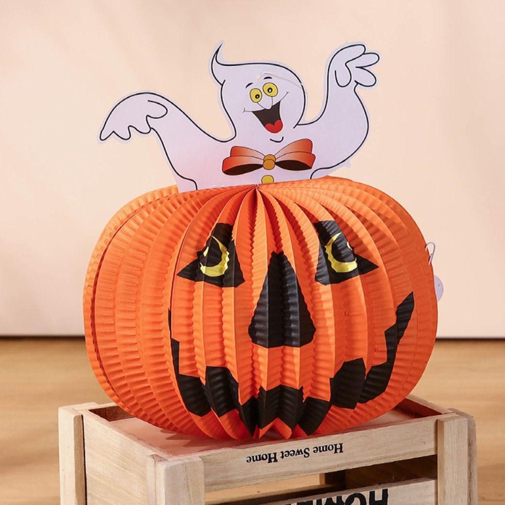 Bat Halloween Paper Pendant Ghost Pumpkin Lantern Festive Halloween Party Prop  Party