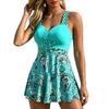 One-piece Swimsuit Female Amazon Print Skirt Seaside Beach Premium Bikini Swimsuit Quick Drying