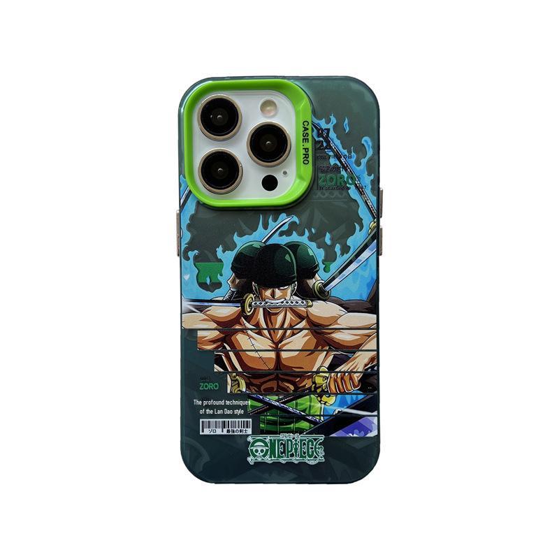 One Piece Zoro & Luffy Phone Case: Compatible with iPhone 11, 13, 14 Pro Max & 15