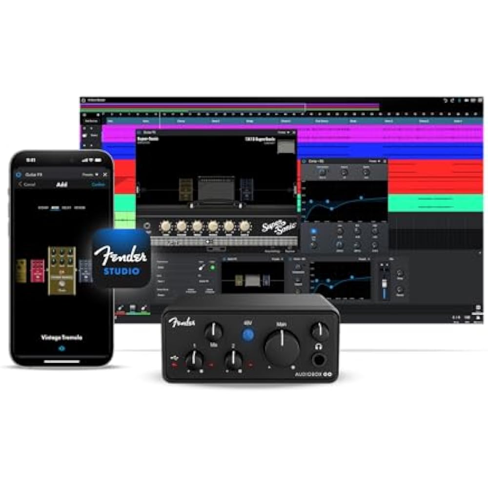 Аудиоинтерфейс Fender AudioBox Go fender