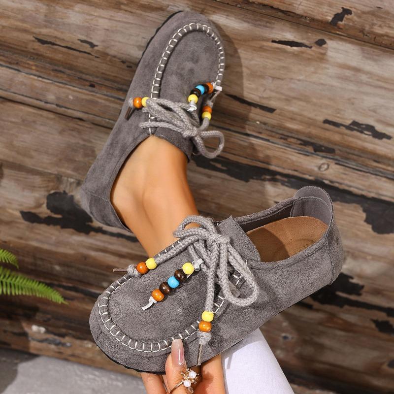 

Новая модная женская обувь Весны и Осени - Лоферы 36 серый