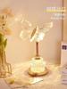 Table Lamp Retro Gold Acrylic Butterfly LED Desk Lamp Hotel Villa Art Decor LED Table Light Living Room Bedside LED Desk Lights