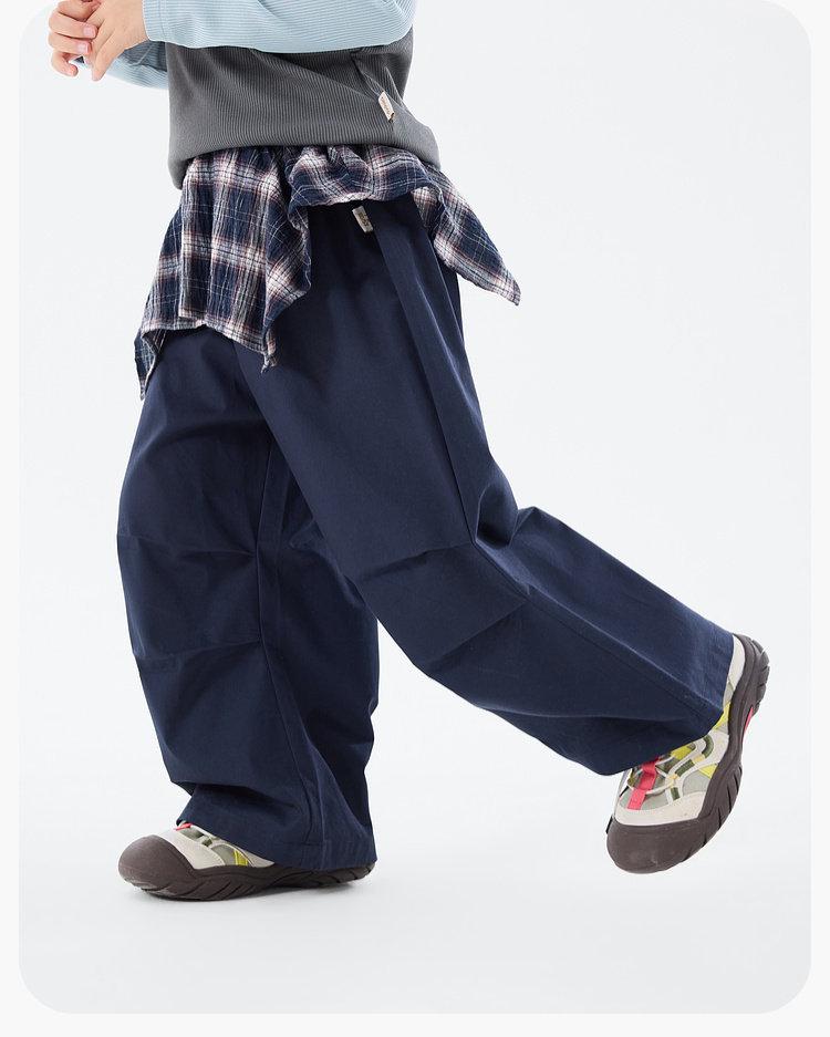 2026 Spring Girls' Wide-Leg Cargo Pants - New Arrival by Dudu Home