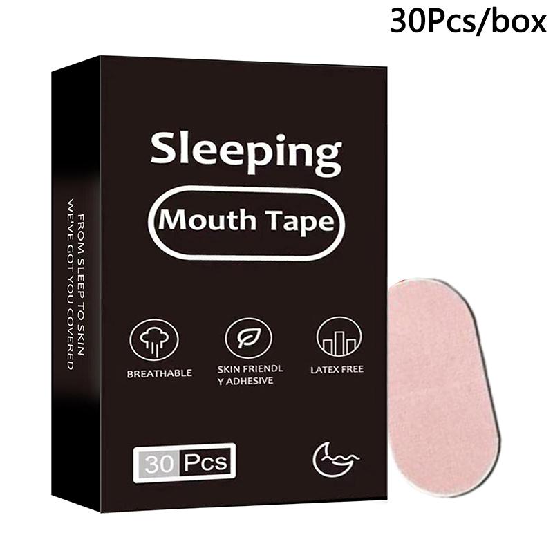 30Pcs Anti Snoring Sleep Mouth Tape Best Breathing Nasal Strips Medical Grade Improved Sleeping Keep Mouth Close Prevent Snoring