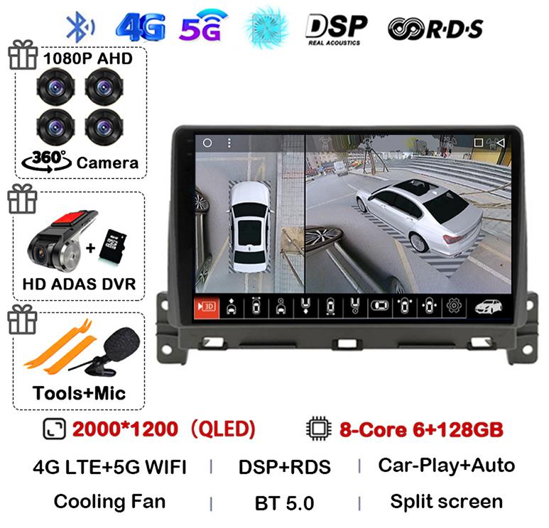 Android 14 Carplay Auto Car Radio For Great Wall Wingle 7 2018 2019 2020 Stereo Video GPS Navigation WIFI Multimedia Player DSP