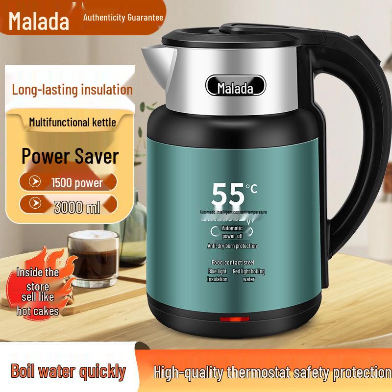 2026 Hydro-Electric 3L Super Capacity Tea Maker: Fast-Heating, Health Pot, Electric Kettle Gift