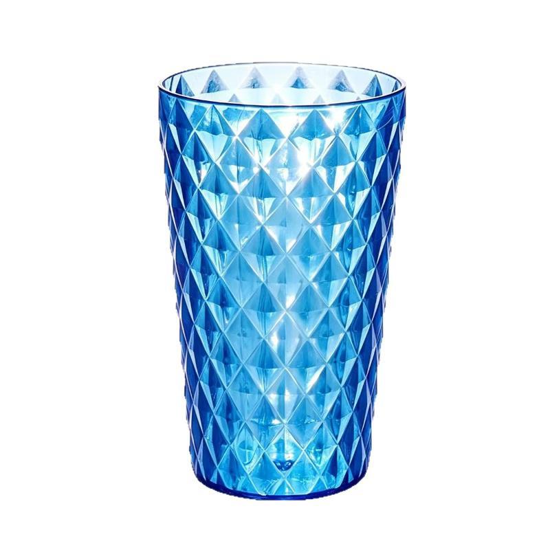 New Large Capacity Plactic Drop-Proof Cups Colorful Drinking Glasses Unbreakable Bar Juice Cup Coffee Tea Cup Toothbrush Cup