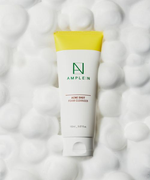 AMPLEN Acne Shot Ampoule 30ml + Acne Shot Cleansing Foam 150ml Duo