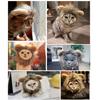 Mane Wig for Cat Pet Adjustable Washable Comfortable Hair Cat Clothes for Halloween Christmas Easter Festival Party