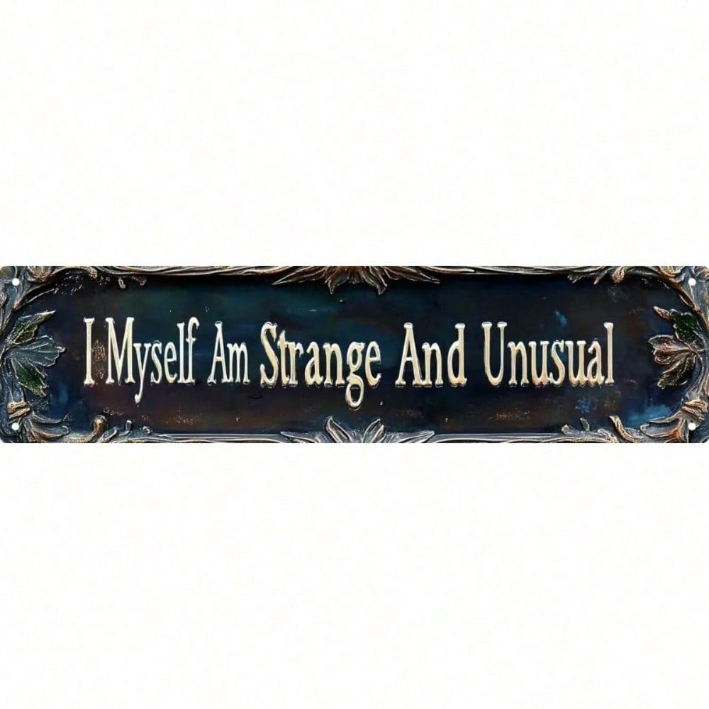 Metallschild Retro Halloween Dekor Lustiges Blechschild Seltsame Horror Wandkunst Für Zuhause Bar Man Cave