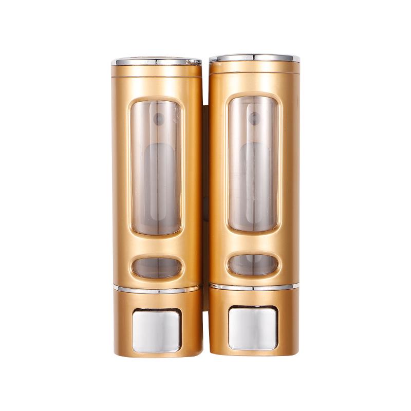 Wall-Mounted ABS Manual Soap & Hand Sanitizer Dispenser for Kitchen & Hotel